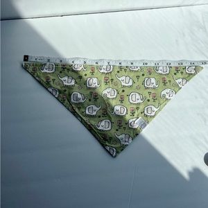 Elephant Snap On Dog Bandana